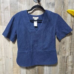 Paul & Joe Sister Denim Jean Blouse Luxury Designer